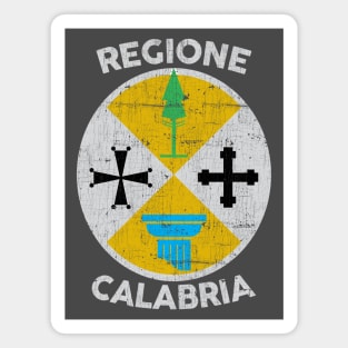 Regione Calabria / Vintage Style Italiano Design Magnet